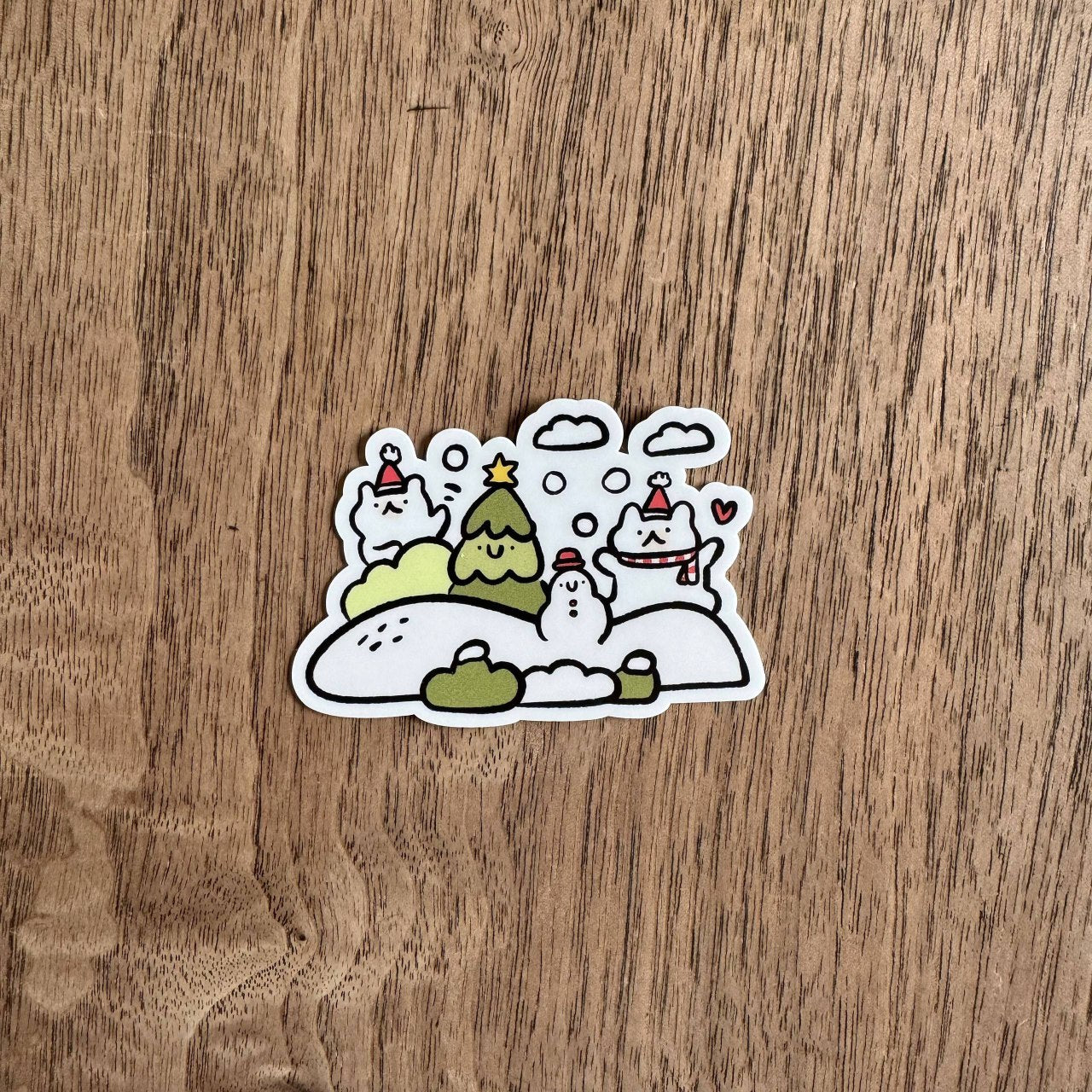 Winter wonderland vinyl sticker