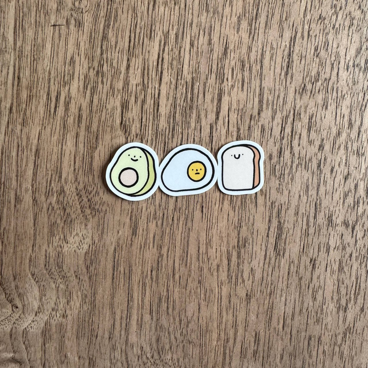 Avo egg toast vinyl sticker