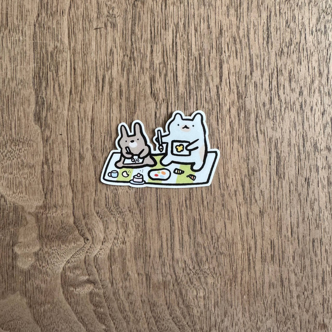 Picnic buddies vinyl sticker