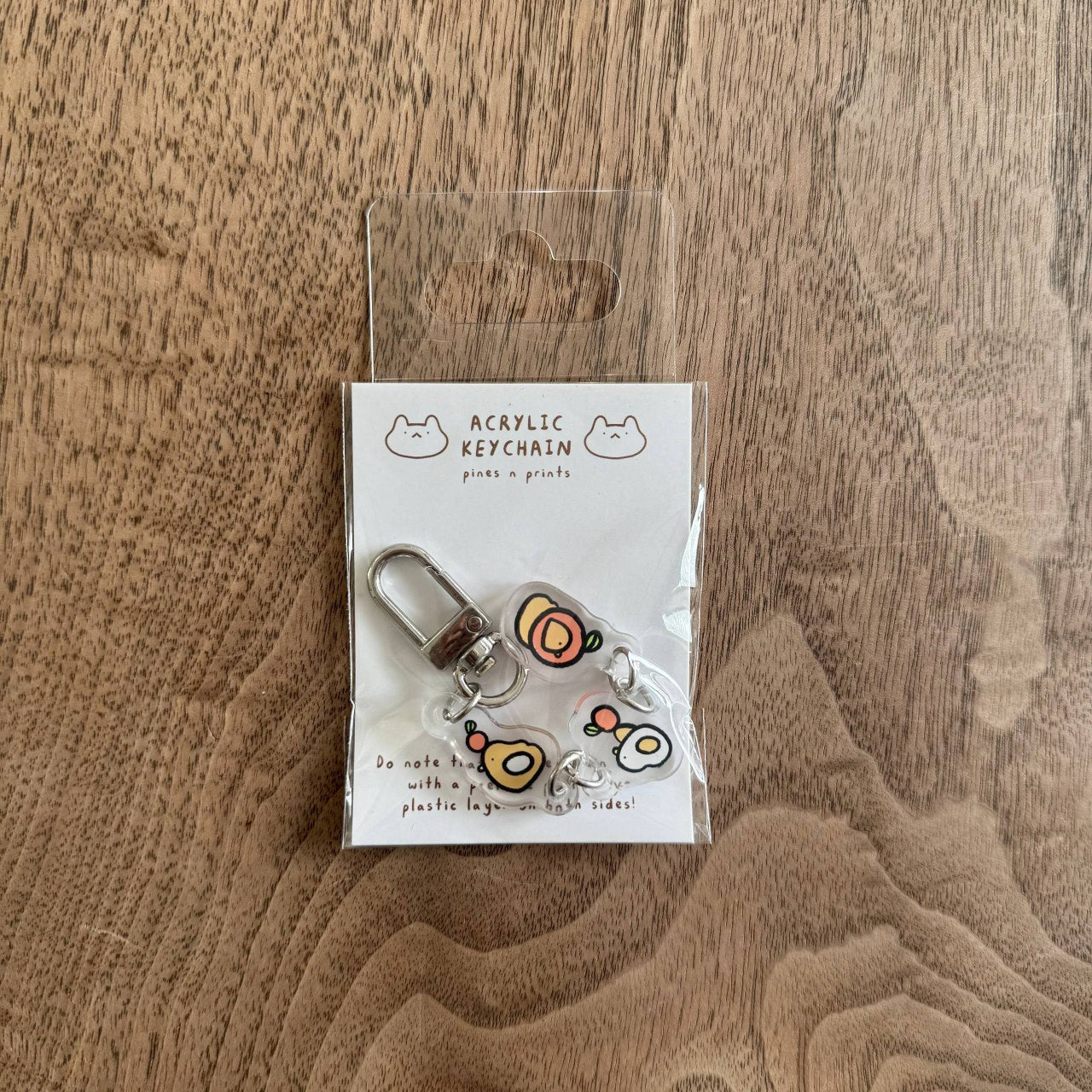 Tangerine buddies acrylic keychain