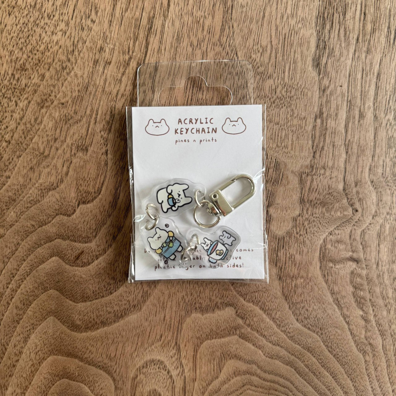 Coffee lover acrylic keychain