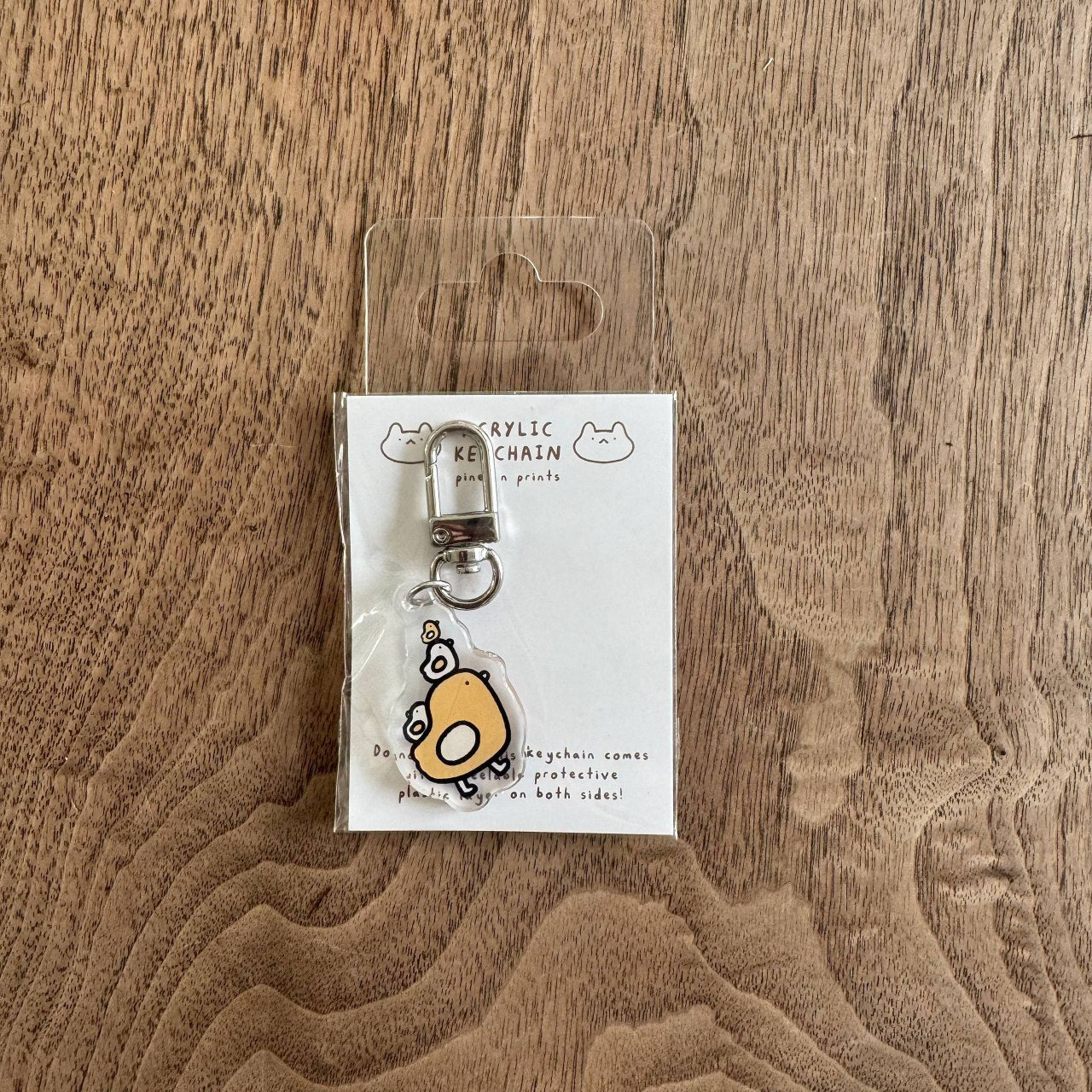 Four duck stack acrylic keychain