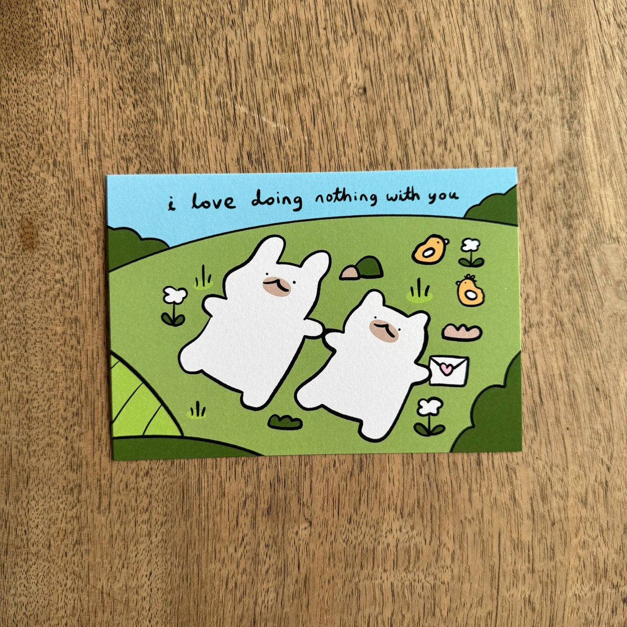 Love doing nothing with you A6 print/ card