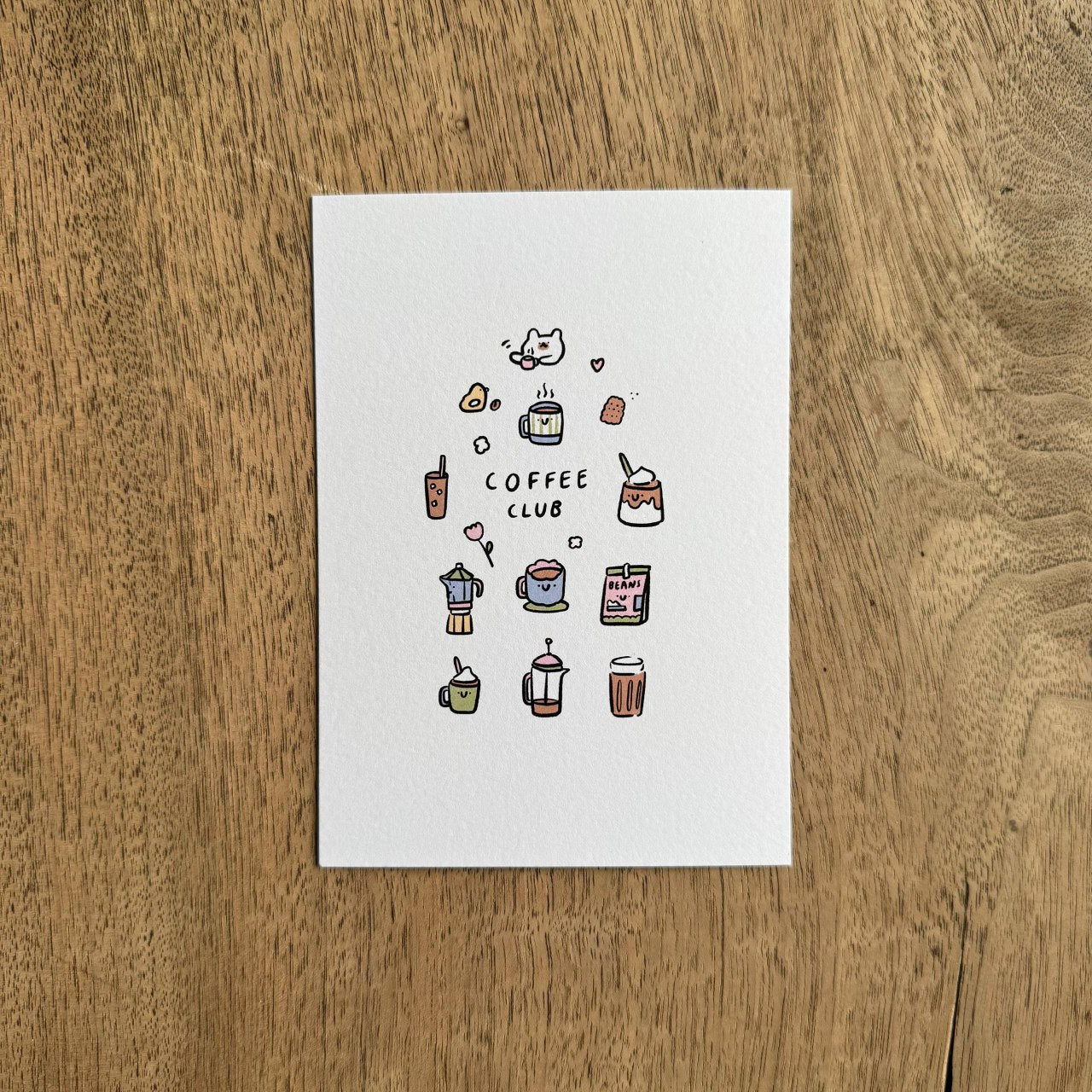 Coffee club A6 print/ card