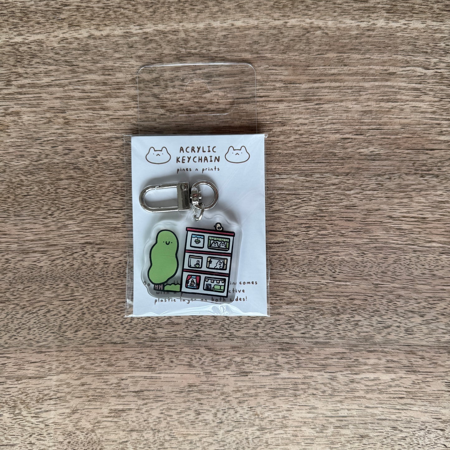 Home sweet home acrylic keychain