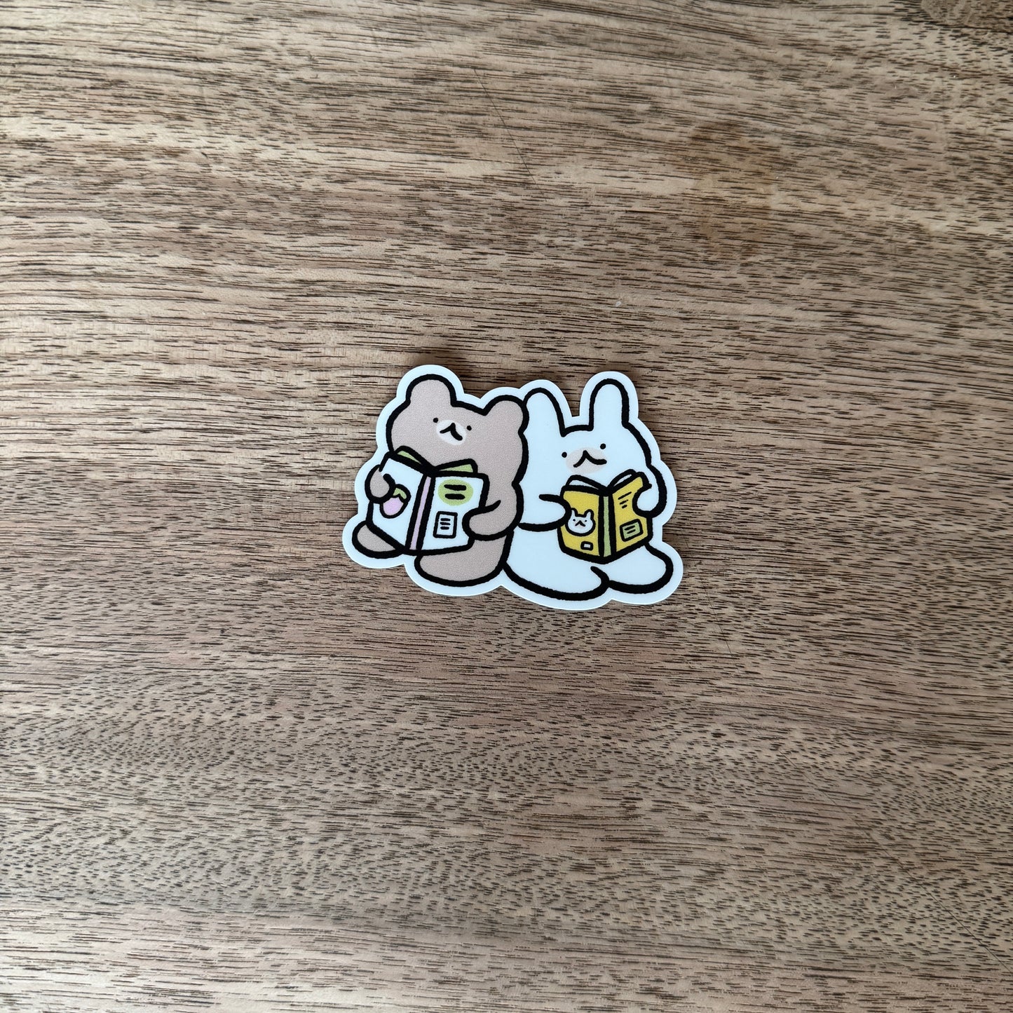 Reading buddies vinyl sticker
