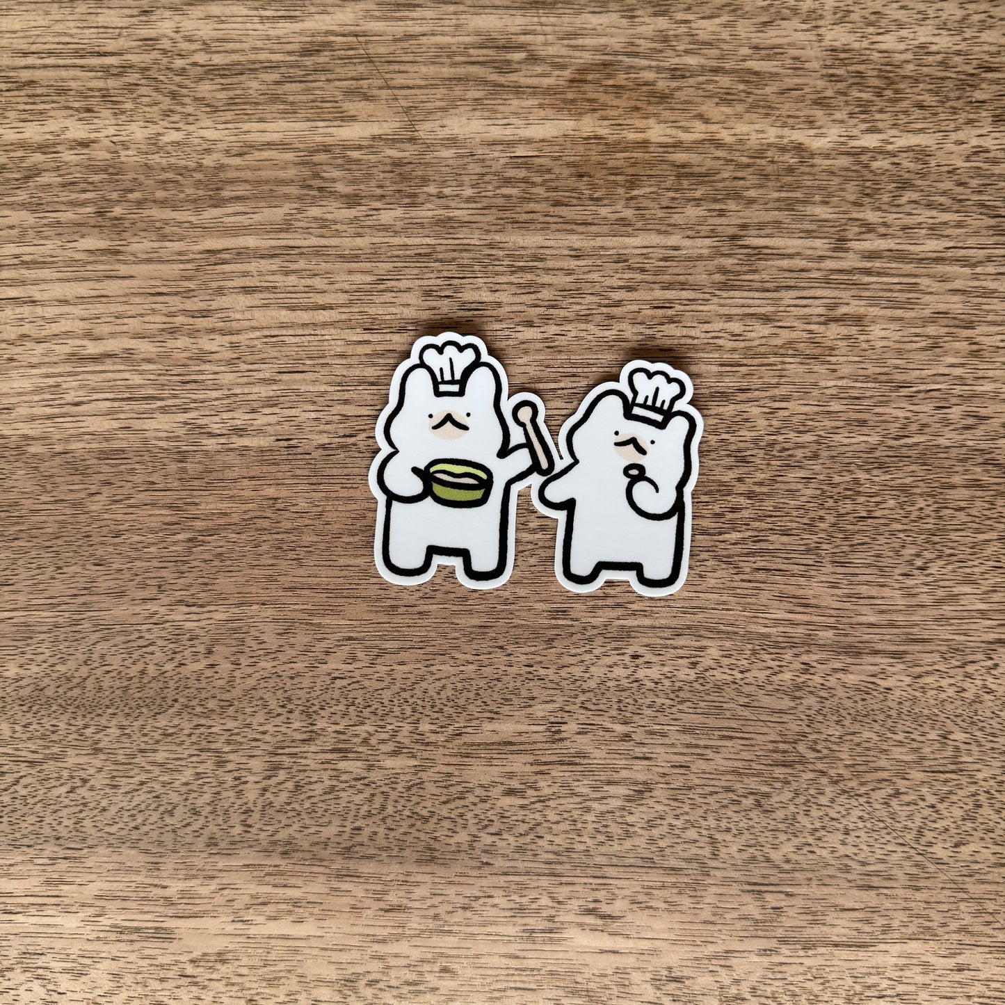 Cooking together vinyl sticker