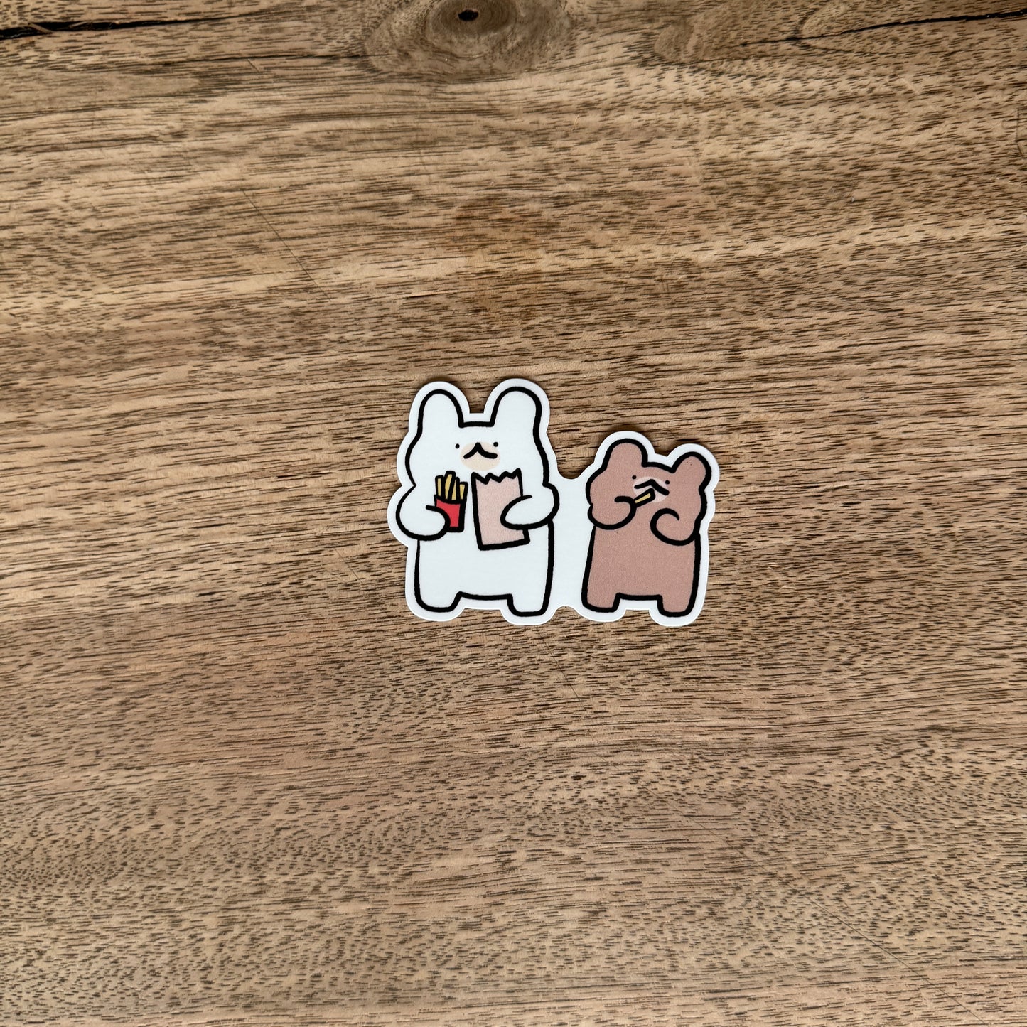 Sneaky fry break vinyl sticker