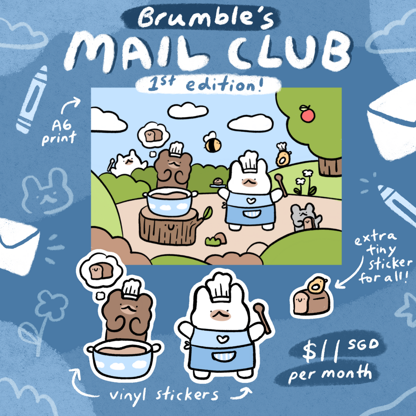 Brumble mail club (LAUNCHING 1 APRIL 2026)