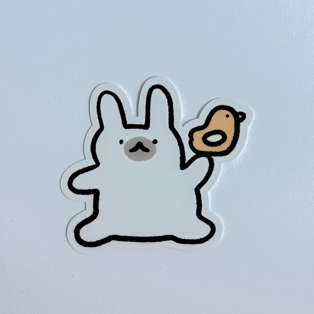 Bunny and bird (Patreon sticker)