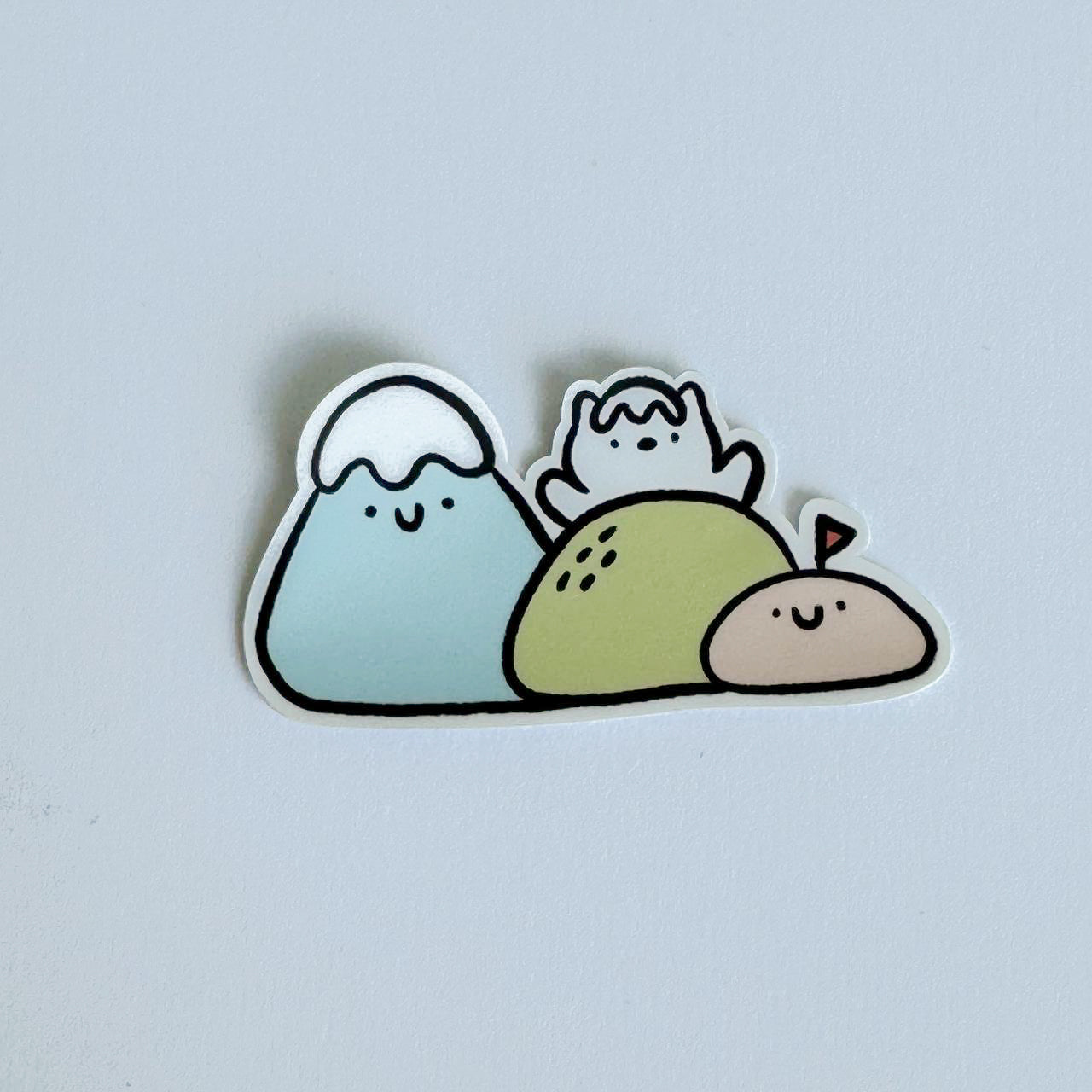 Mountain and cat (Patreon sticker)