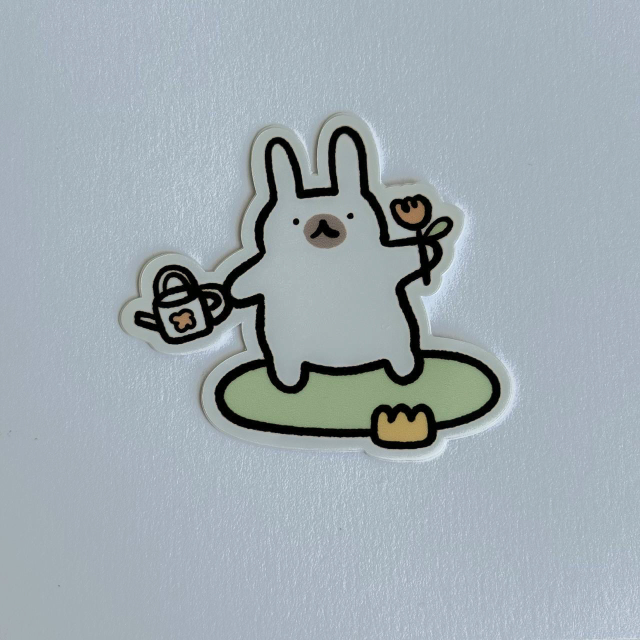 Plant lover bunny (Patreon sticker)