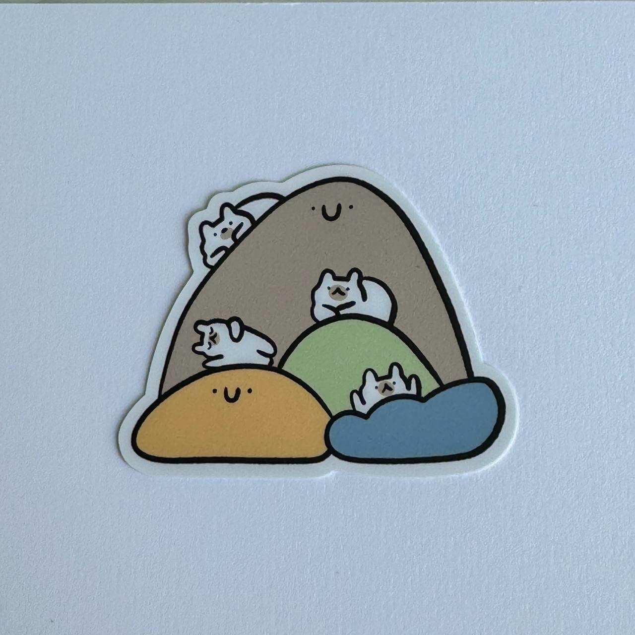 Little cats on a hill (Patreon sticker)