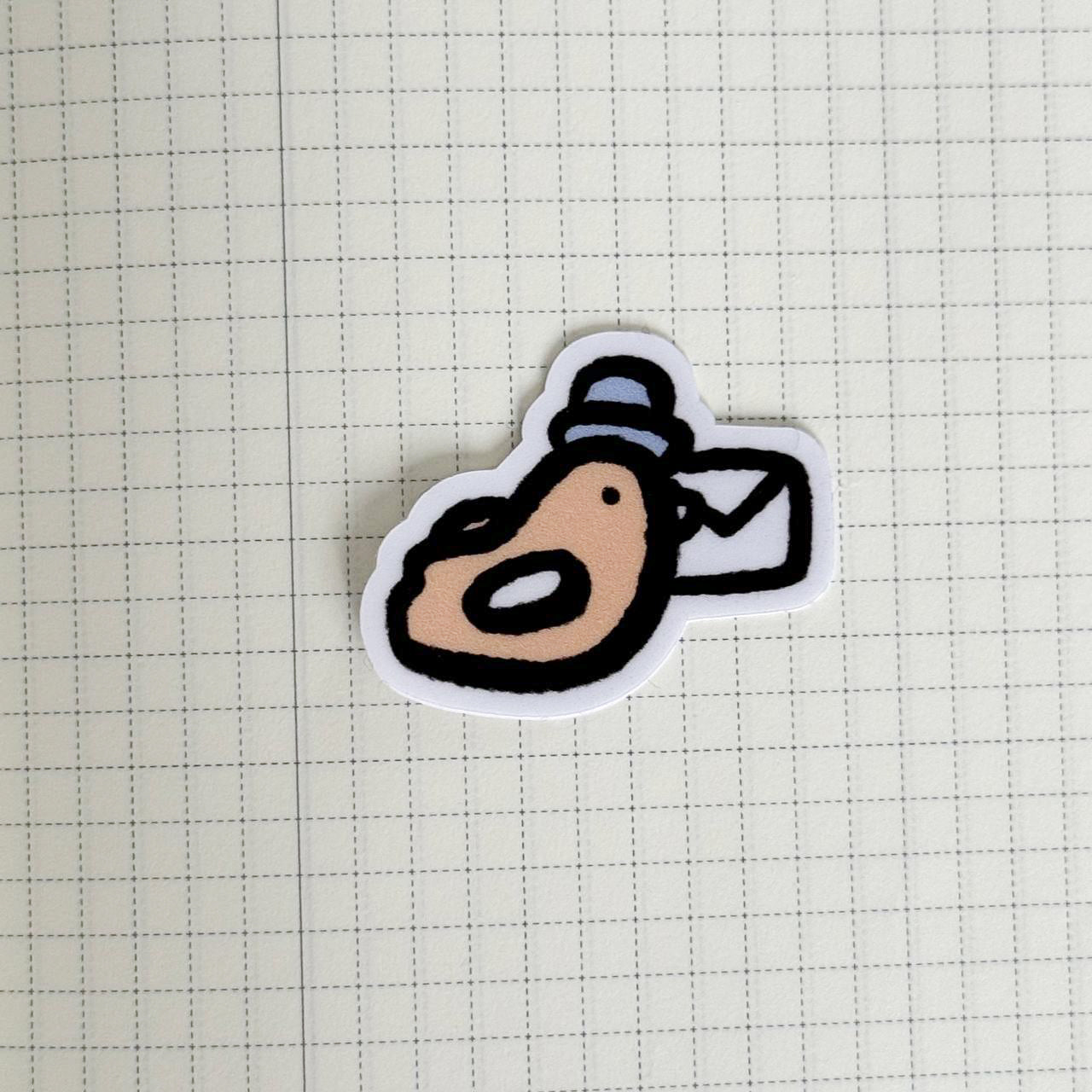 Messenger bird (Tiny vinyl sticker)