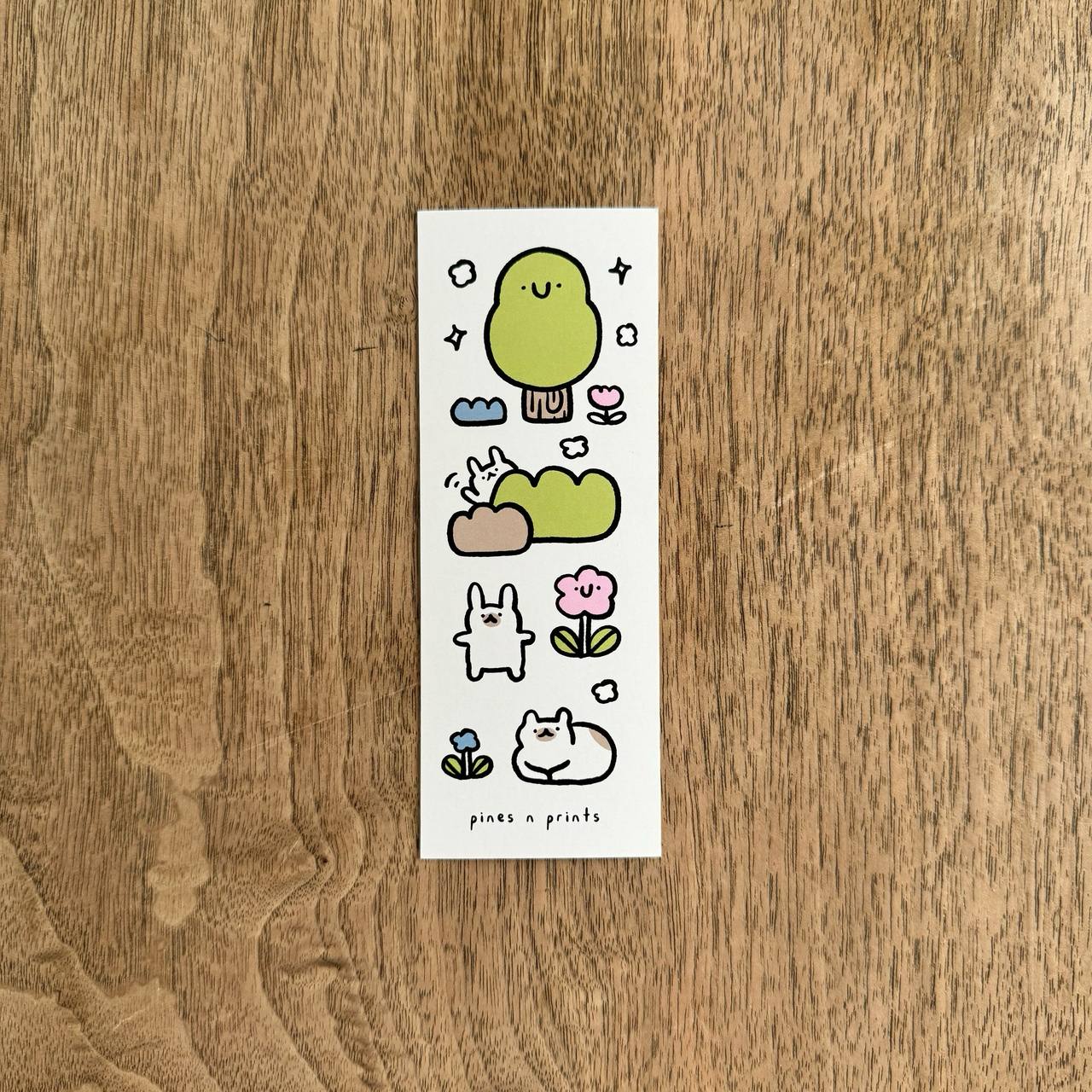 Flowers in the park Bookmark