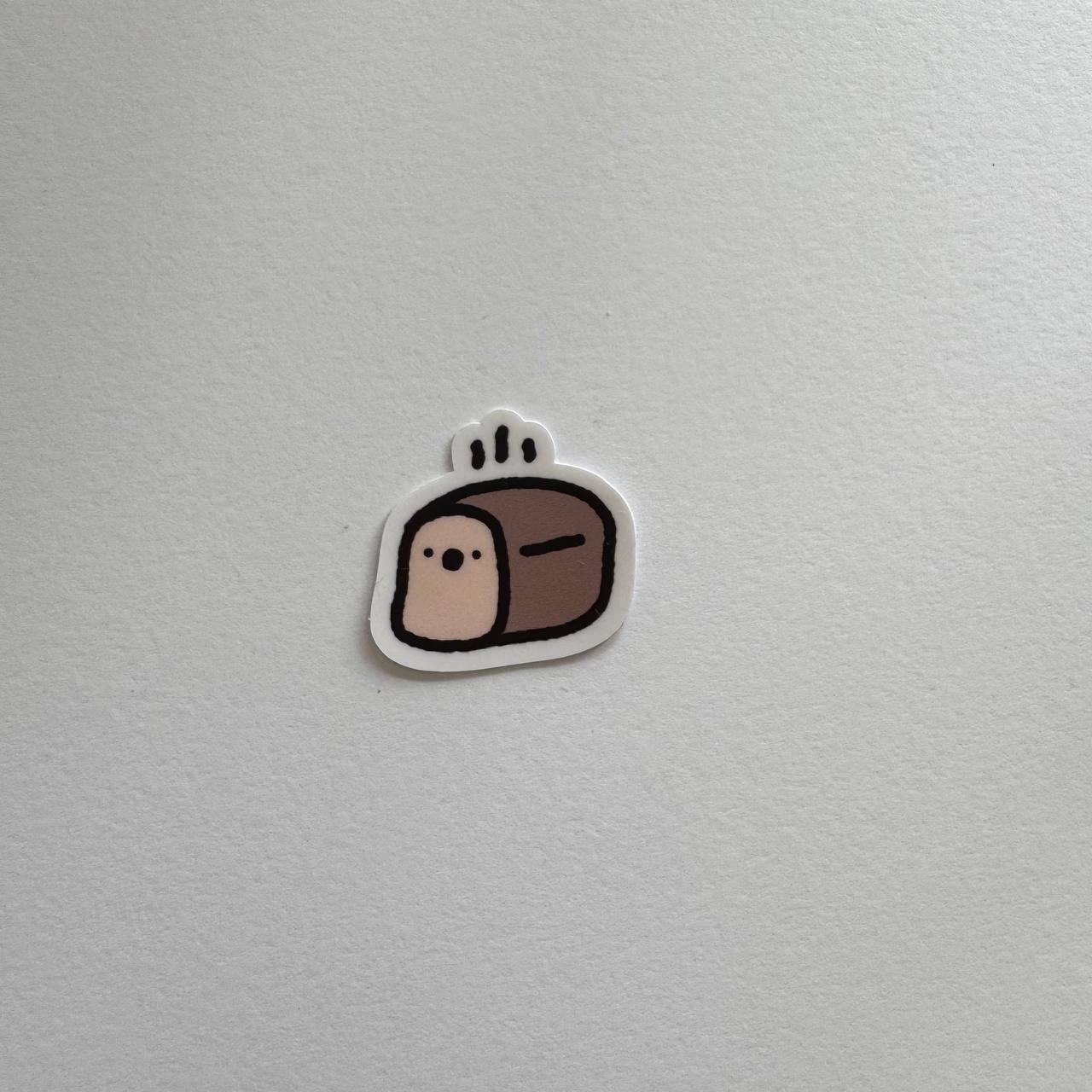 Bread loaf (Tiny vinyl sticker)
