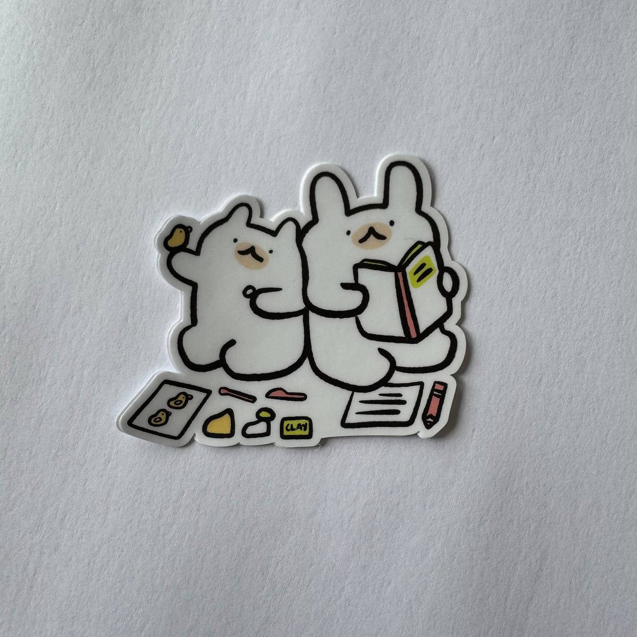 Chilling at home vinyl sticker