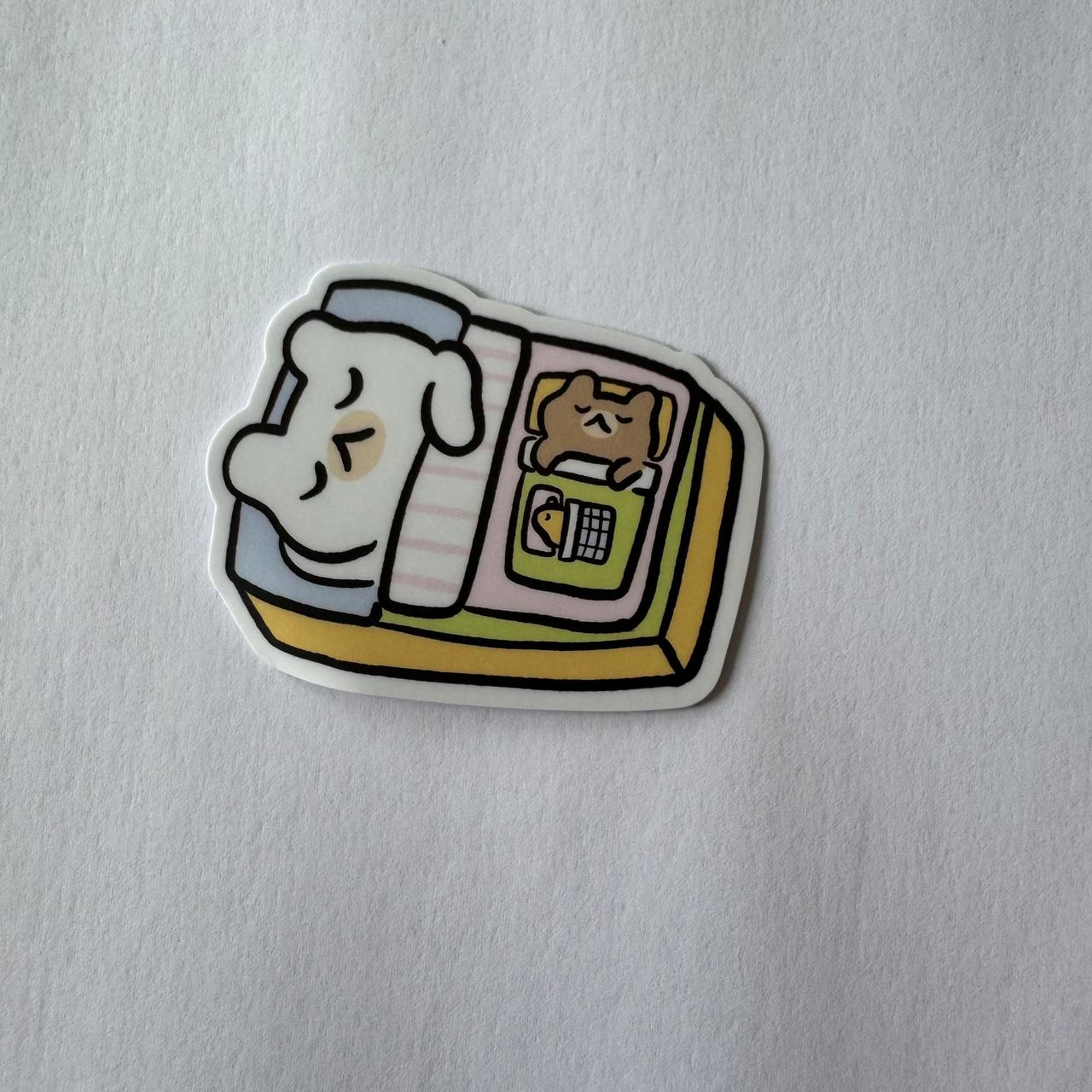 Sleepy group vinyl sticker