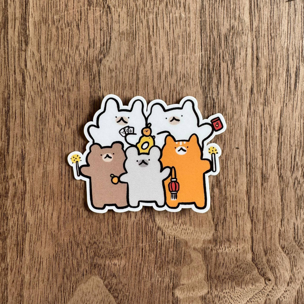 Happy chinese new year vinyl sticker