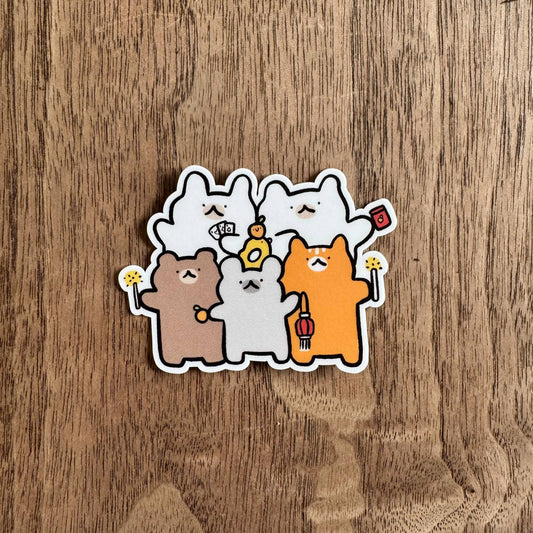 Happy chinese new year vinyl sticker