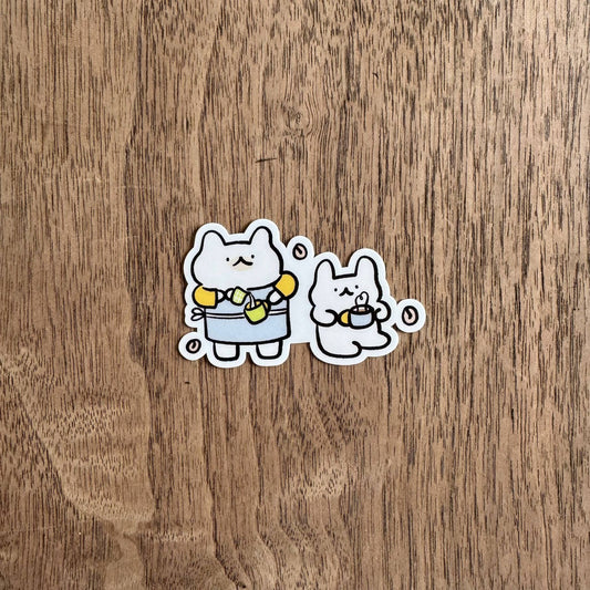 Coffee lovers vinyl sticker