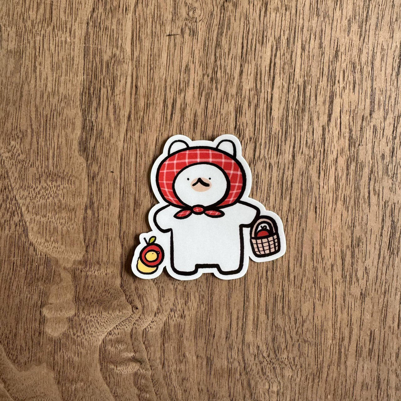 Bonnet bunny vinyl sticker