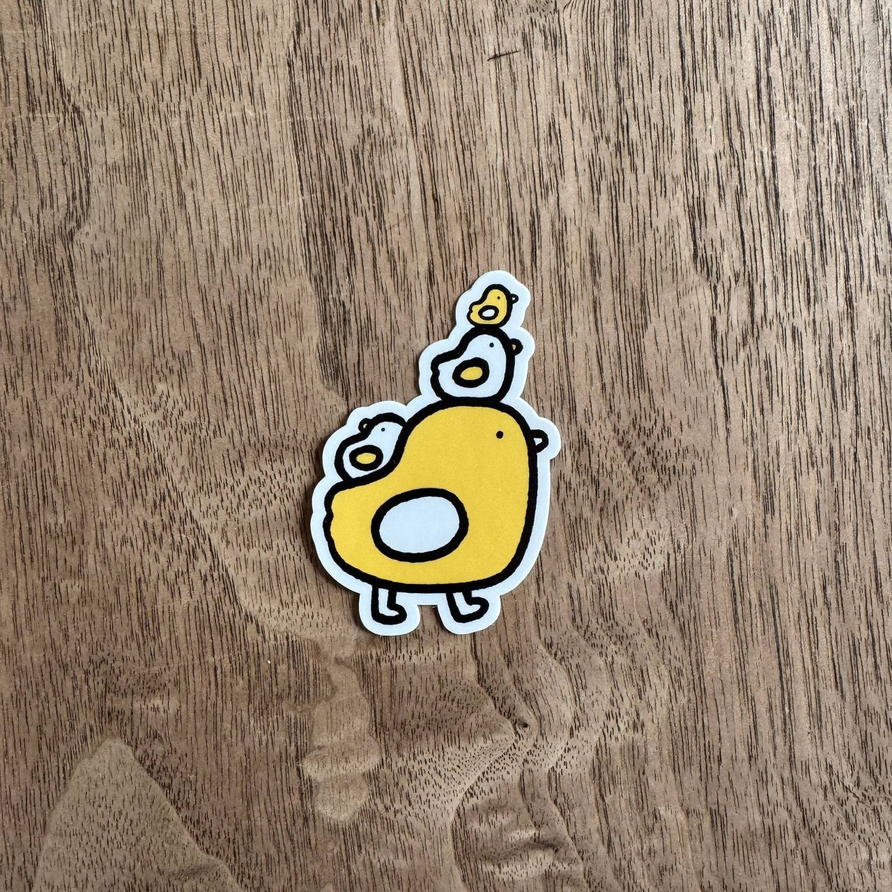 Four little ducks vinyl sticker