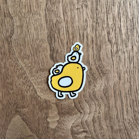 Four little ducks vinyl sticker