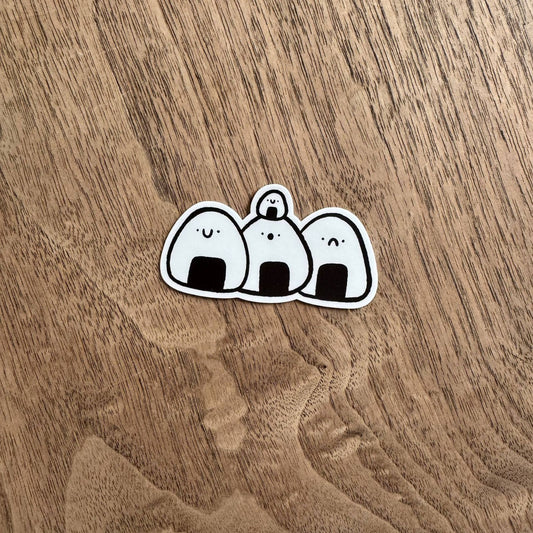 Onigiri gang vinyl sticker