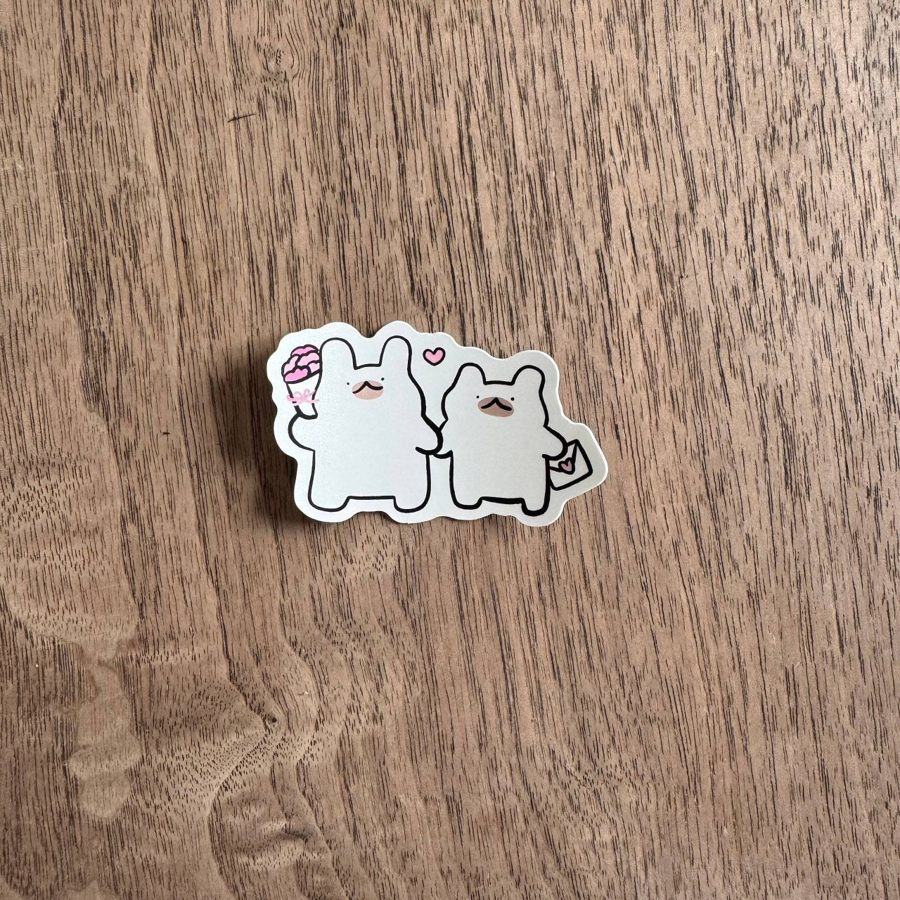 Letter swapping vinyl sticker