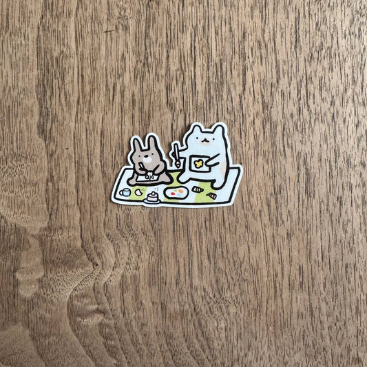 Picnic buddies vinyl sticker