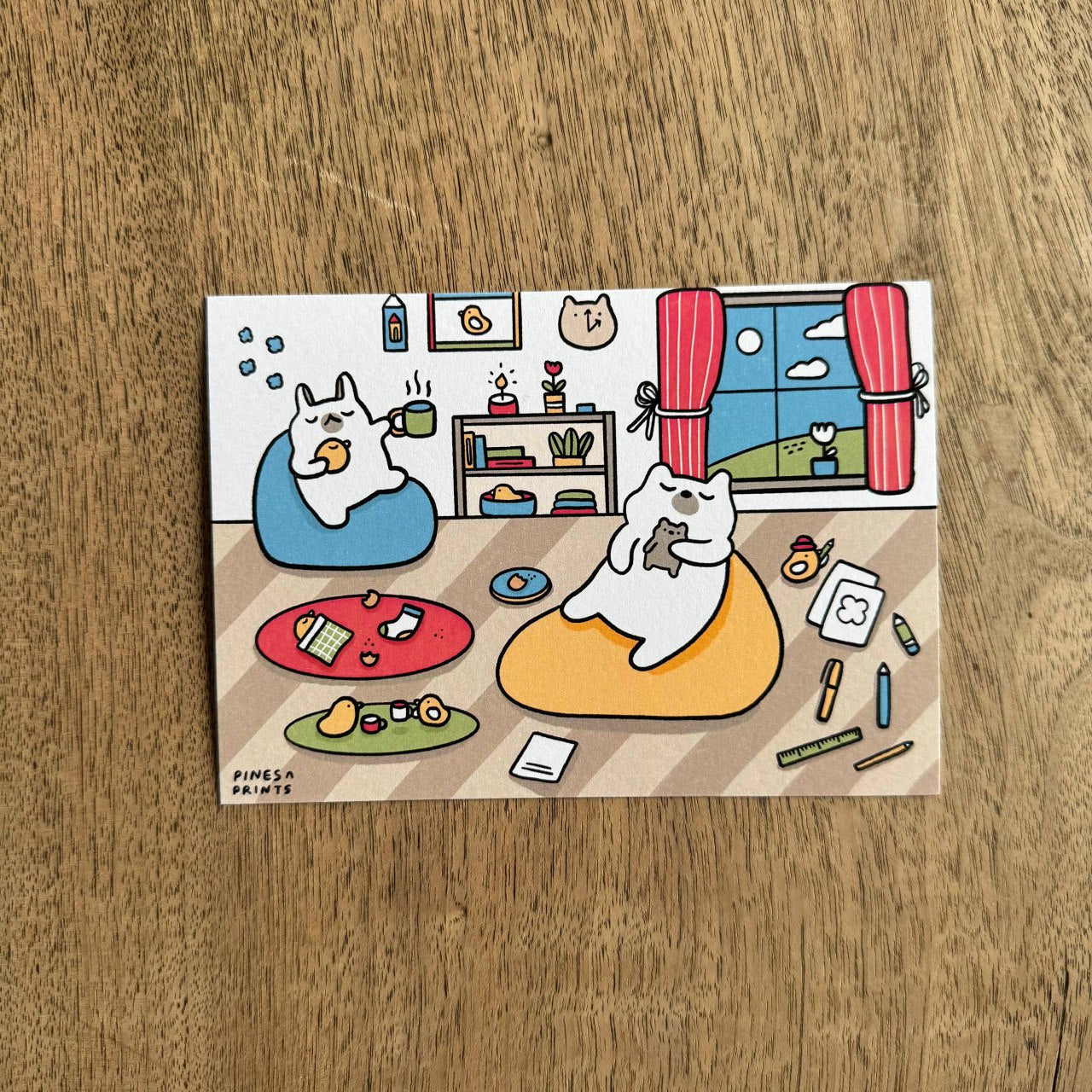 Cozy days at home A6 print/ card