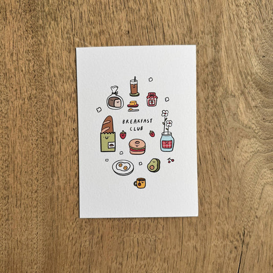 Breakfast club A6 print/ card