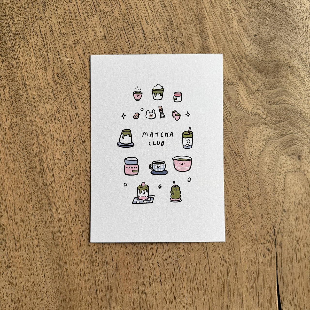 Matcha club A6 print/ card