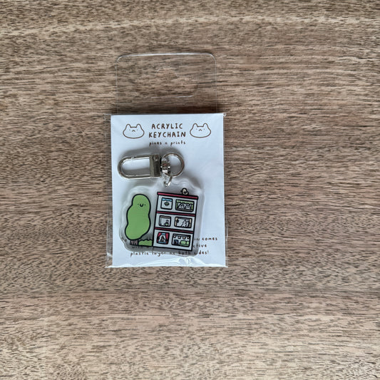 Home sweet home acrylic keychain