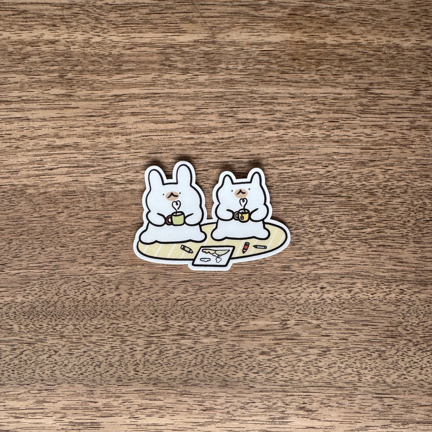 Crafting together vinyl sticker