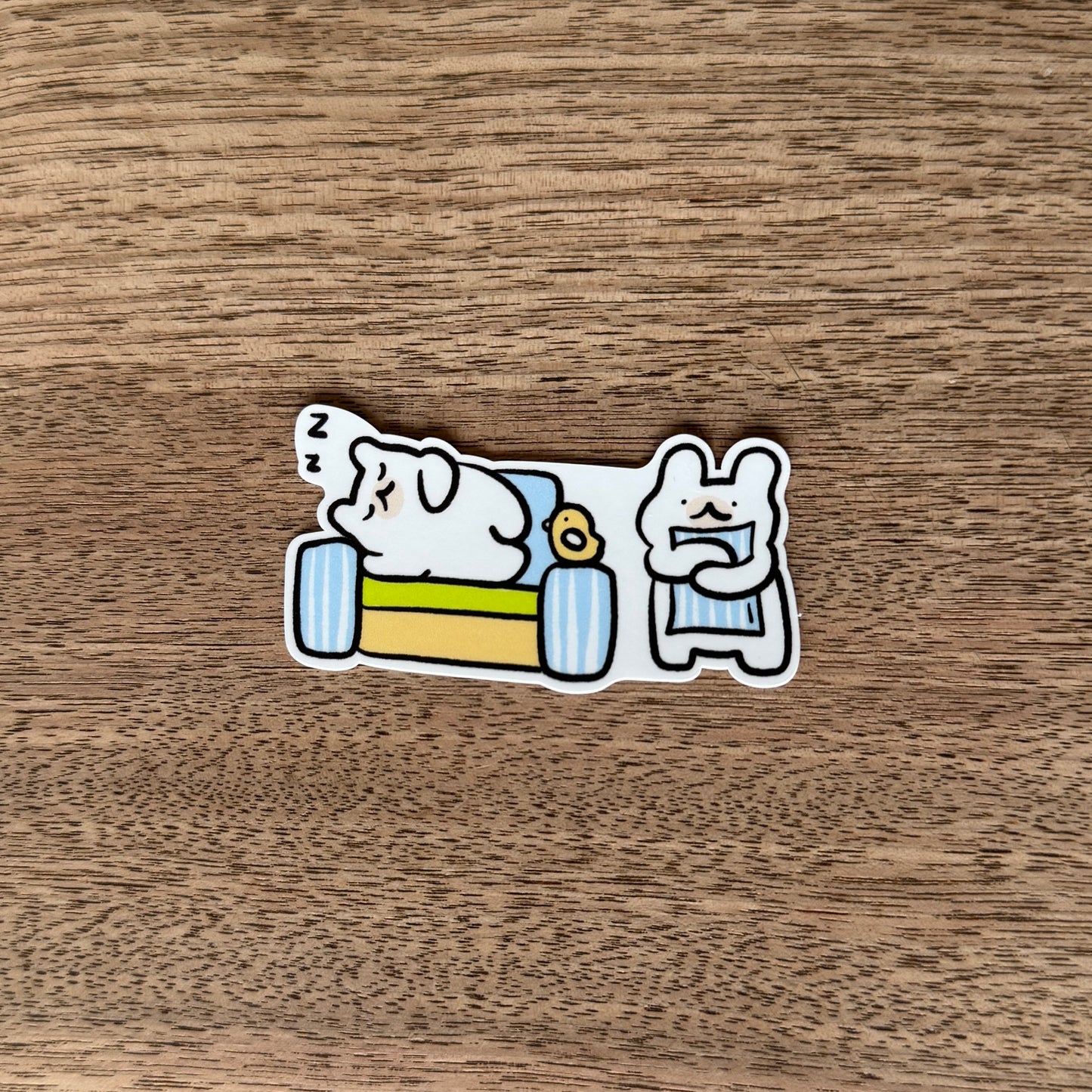 Naptime vinyl sticker