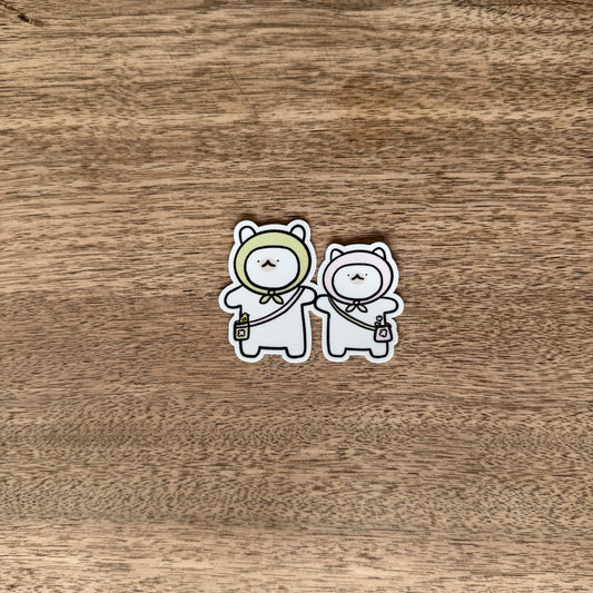 Bandana Buddies vinyl sticker