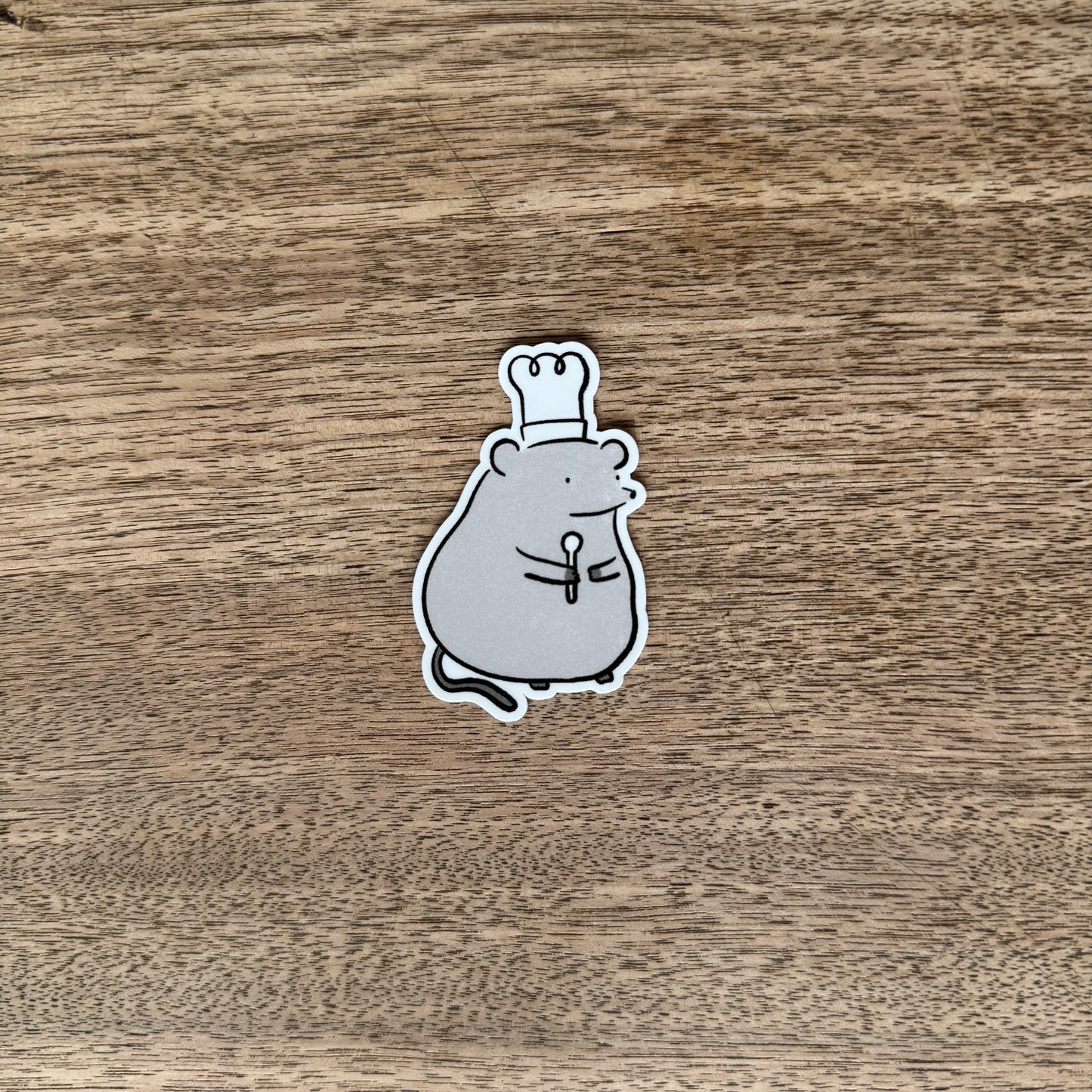 Chef rat vinyl sticker