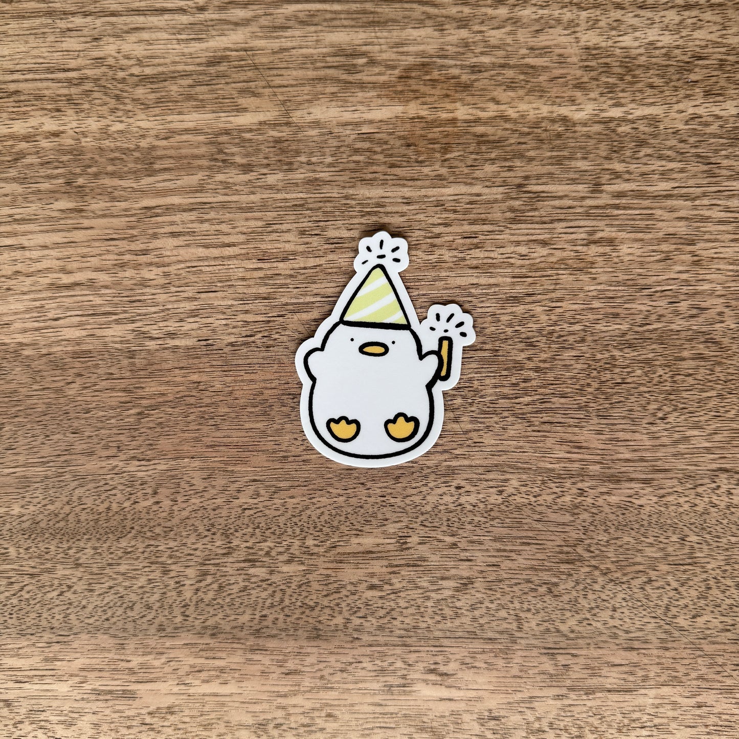 Party bird vinyl sticker