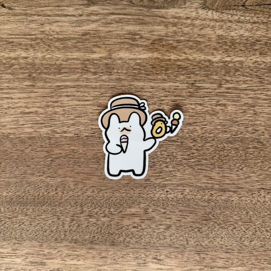 Ice cream in a cone! vinyl sticker