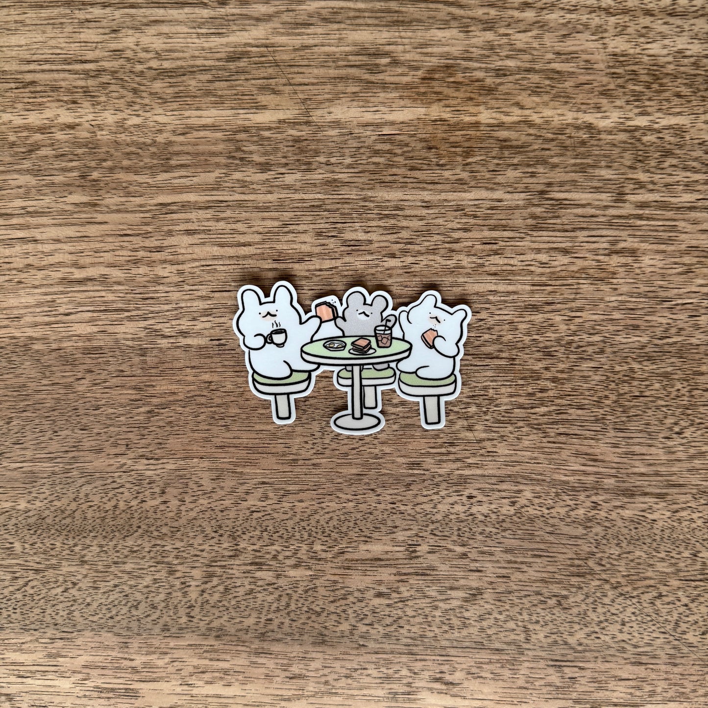Kaya toast vinyl sticker