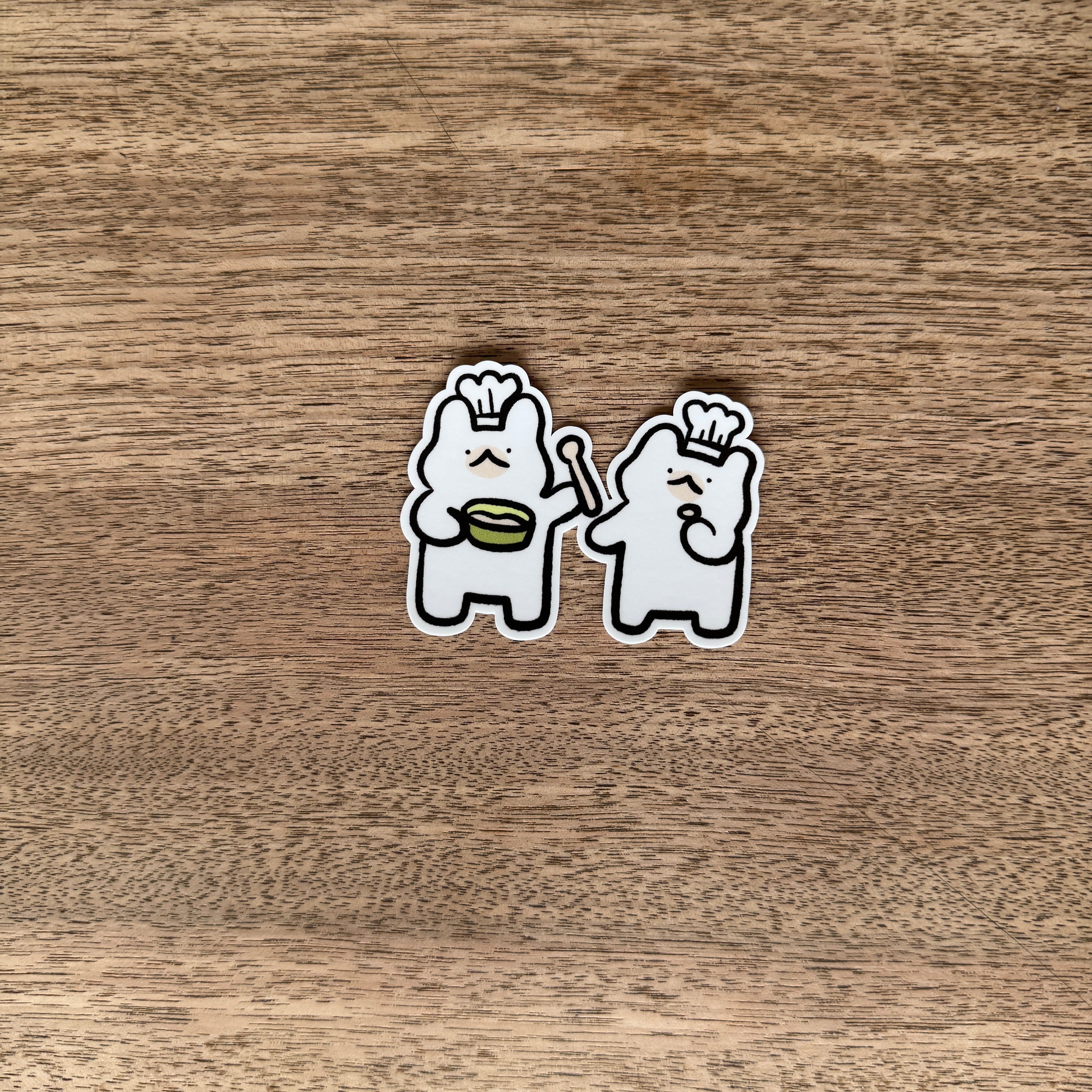 Cooking together vinyl sticker – pines n prints