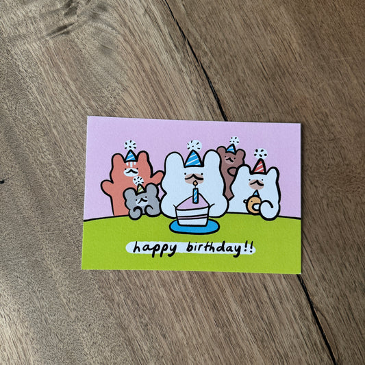 Happy birthday A6 print/card