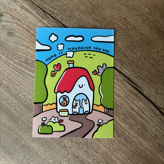 Home with you A6 print/card