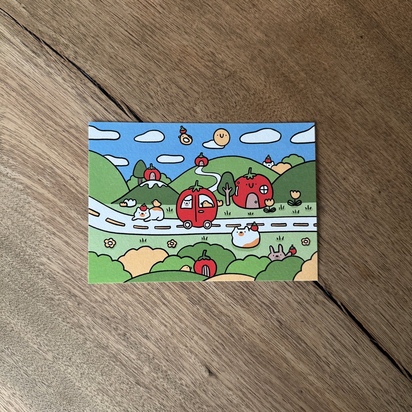 Tomato town A6 print/card
