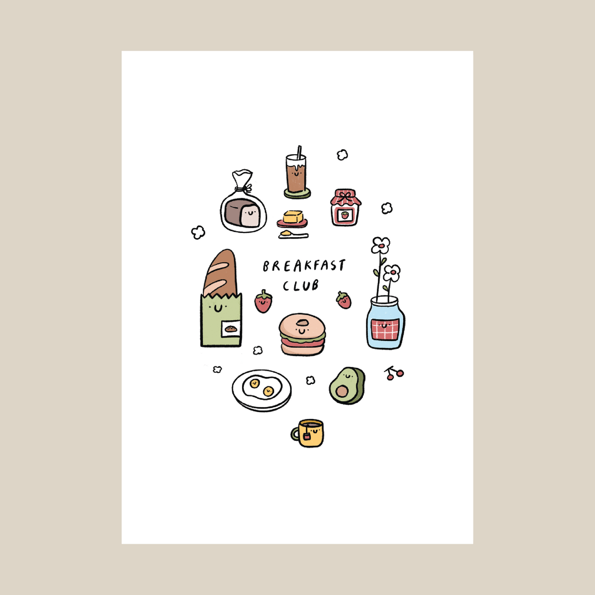 Breakfast Club A5 print/card