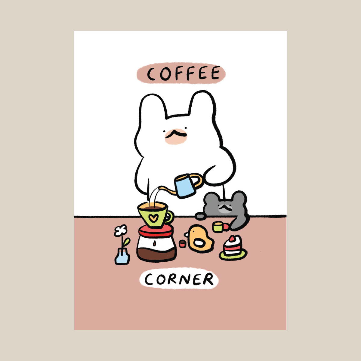 Coffee club A5 print/card
