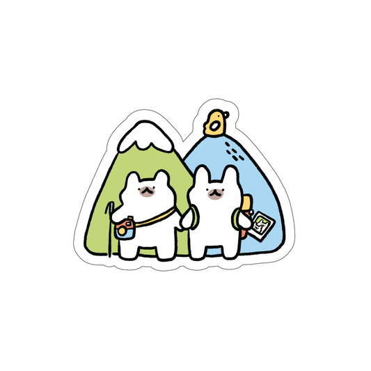 Mountain Buddies vinyl sticker
