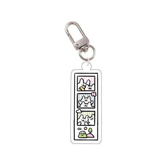 Photostrip acrylic keychain
